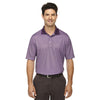 Extreme Men's Mulbery Purple Eperformance Launch Snag Protection Striped Polo