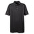 UltraClub Men's Black Classic Pique Polo with Pocket