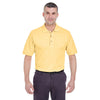 UltraClub Men's Yellow Classic Pique Polo