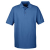 UltraClub Men's Indigo Whisper Pique Polo