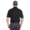 UltraClub Men's Black Whisper Pique Polo with Pocket