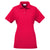 UltraClub Women's Red Basic Pique Polo