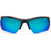 Under Armour Shiny Black UA Igniter 2.0 Storm Polarized With Blue Mirror Lens