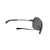 Under Armour Satin Black UA Hi-Roll Storm Polarized With Grey Lens