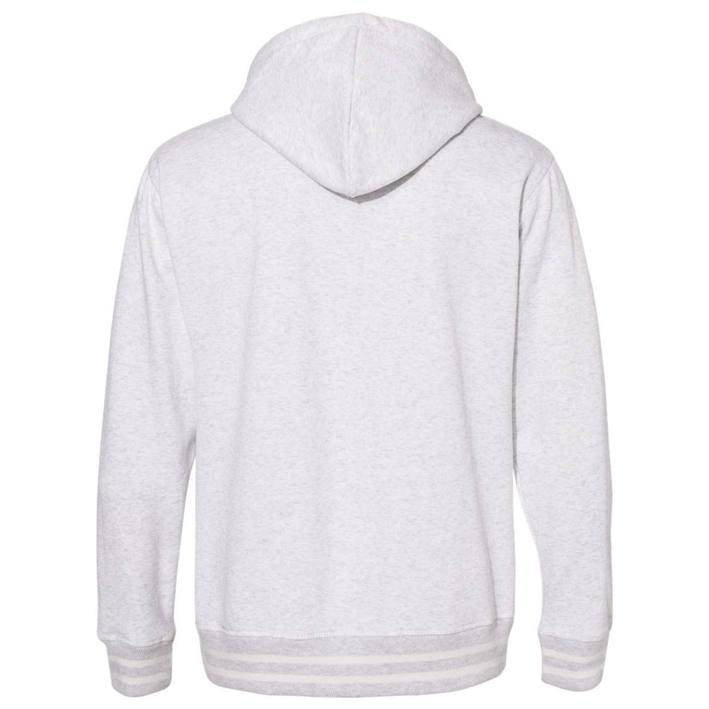 J. America Men's Ash Relay Fleece Hoodie