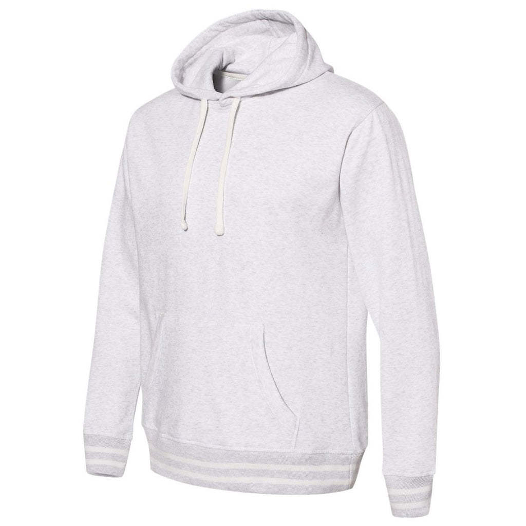 J. America Men's Ash Relay Fleece Hoodie