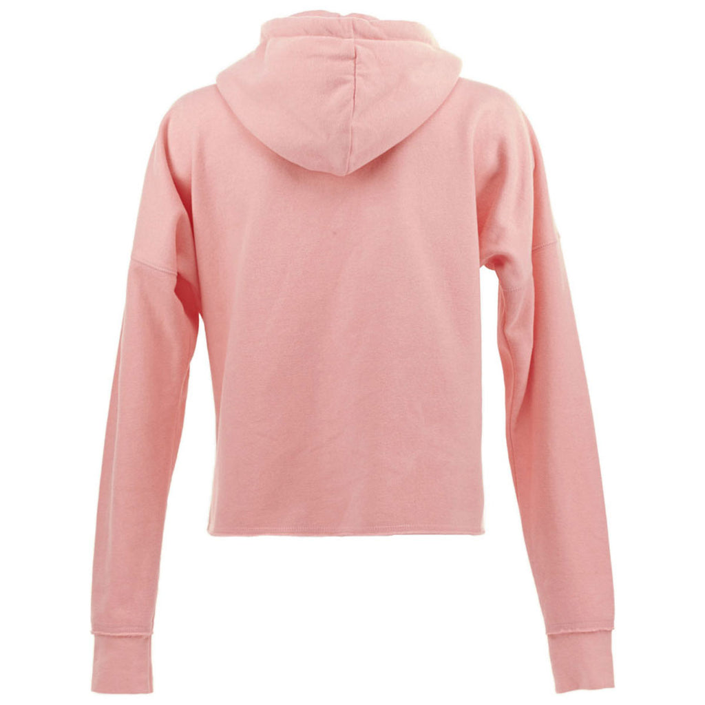 J. America Women's Blossom Lounge Fleece Hi-Low Hooded Pullover