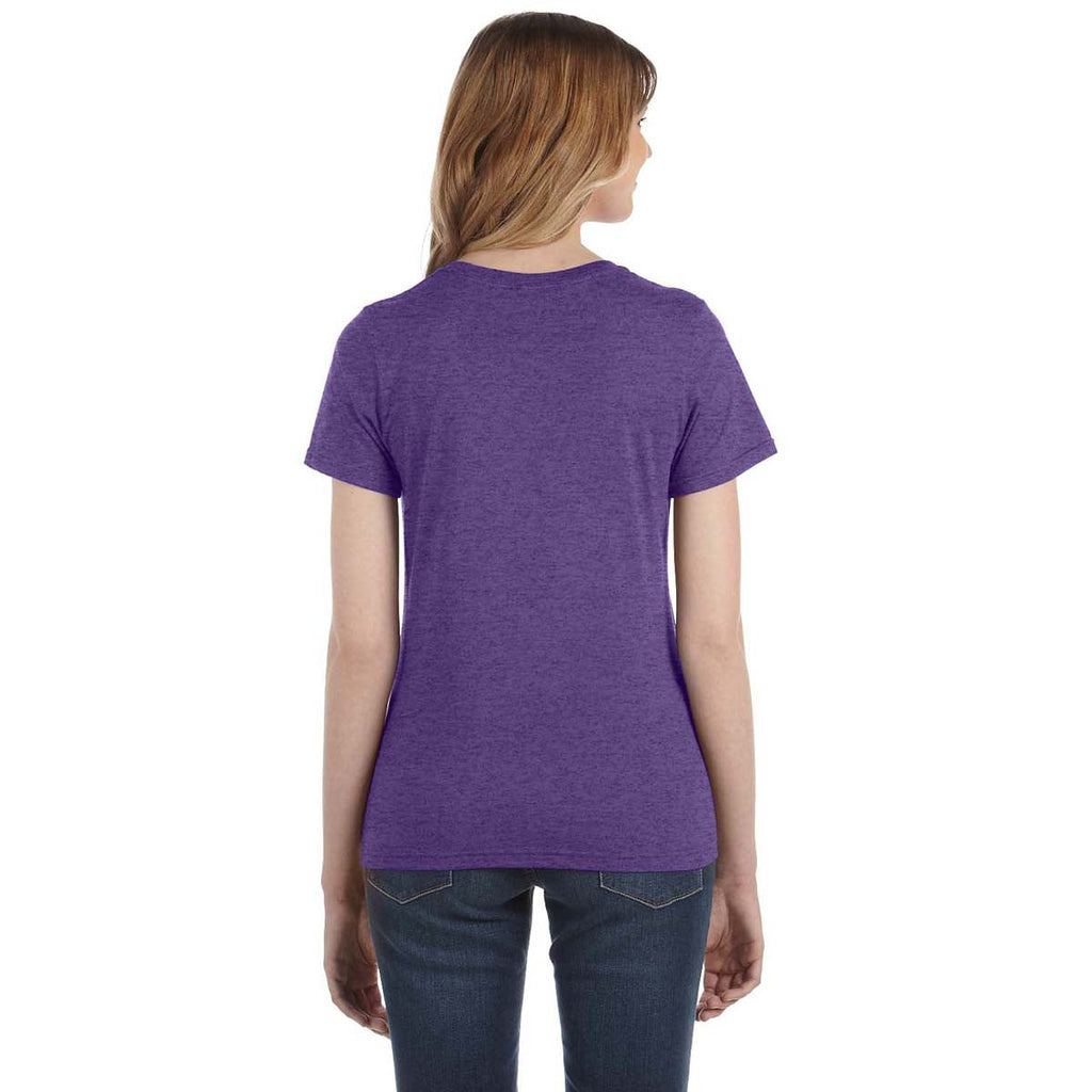Gildan Women's Heather Purple Lightweight T-Shirt