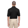 Core 365 Men's Black/Carbon Motive Performance Pique Polo with Tipped Collar