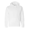 J. America Men's White Premium Hooded Sweatshirt