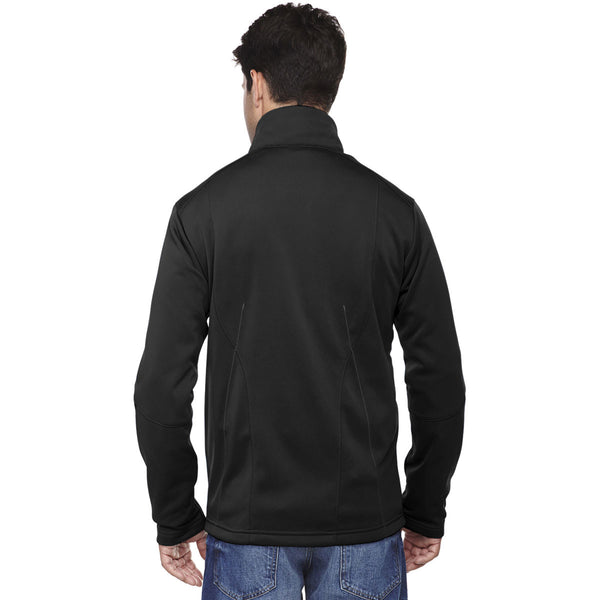 North End Men's Black Escape Bonded Fleece Jacket