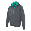 J. America Men's Emerald Shadow Fleece Hooded Pullover Sweatshirt