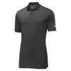 Nike Men's Black/Anthracite Victory Striped Polo