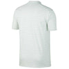 Nike Men's Pure Platinum/White Victory Striped Polo