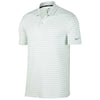 Nike Men's Pure Platinum/White Victory Striped Polo