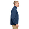 UltraClub Men's True Navy Micro-Poly Quarter-Zip Windshirt