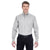 UltraClub Men's Charcoal Tall Classic Wrinkle-Resistant Long-Sleeve Oxford