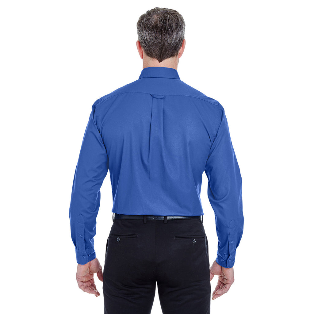 UltraClub Men's Royal Whisper Twill