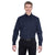 UltraClub Men's Navy Tall Whisper Twill