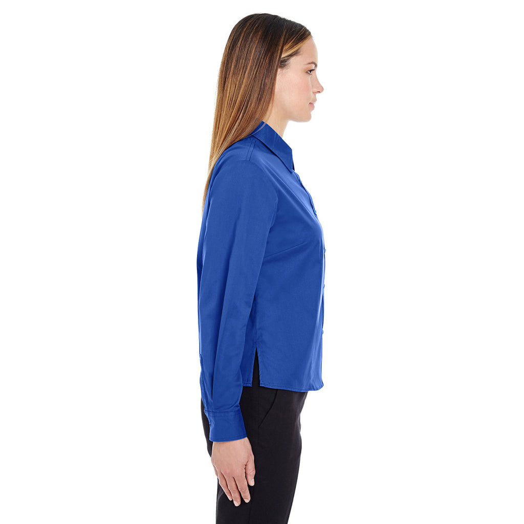 UltraClub Women's Royal Whisper Twill