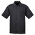 UltraClub Men's Black Cabana Breeze Camp Shirt