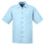 UltraClub Men's Island Blue Cabana Breeze Camp Shirt