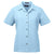 UltraClub Women's Island Blue Cabana Breeze Camp Shirt