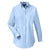 UltraClub Women's Light Blue Classic Wrinkle-Resistant Long-Sleeve Oxford