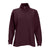 Vantage Women's Deep Maroon 1/4-Zip Flat Back Rib Pullover