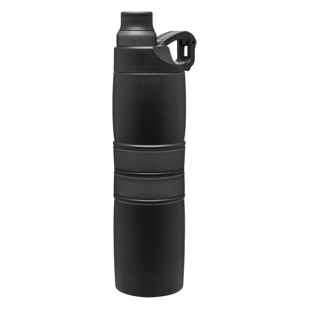 H2Go Black Valor Black Stainless Steel Bottle 20.9 oz