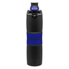 H2Go Blue Valor Black Stainless Steel Bottle 20.9 oz