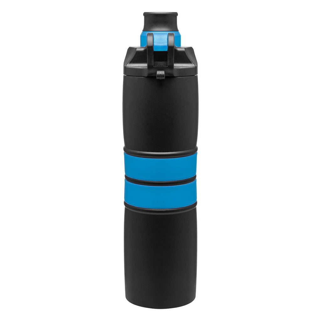 H2Go Aqua Valor Black Stainless Steel Bottle 20.9 oz