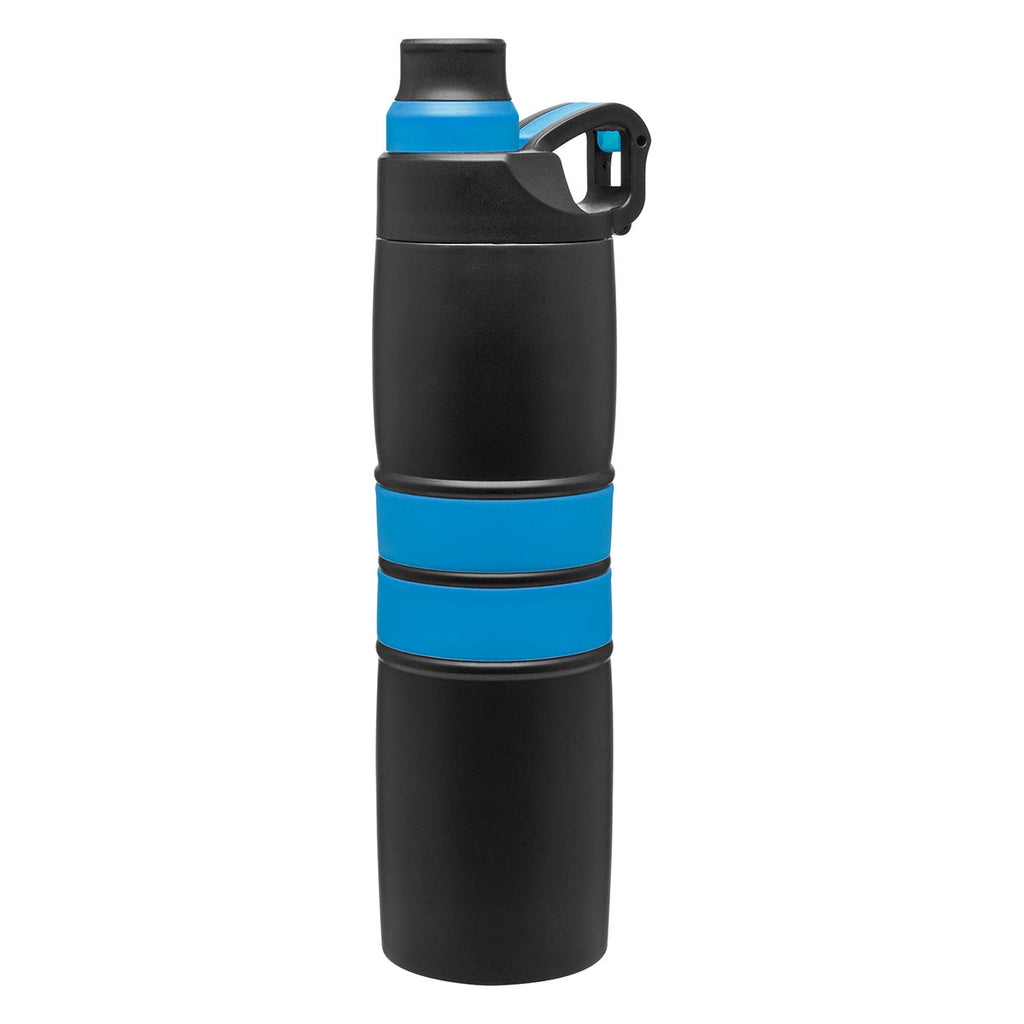 H2Go Aqua Valor Black Stainless Steel Bottle 20.9 oz