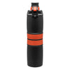 H2Go Orange Valor Black Stainless Steel Bottle 20.9 oz