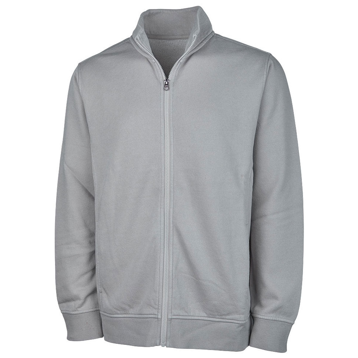 Charles River Men's Clifton Full Zip Hoodie Grey Xs