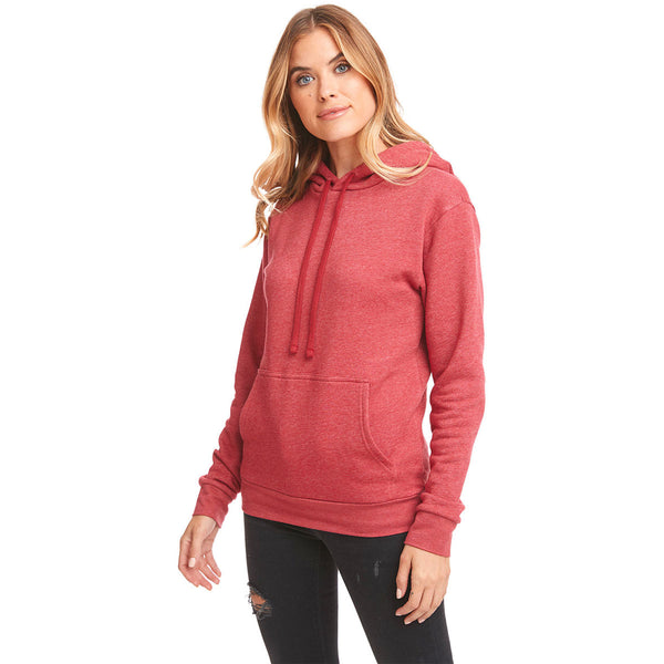 Next Level Unisex Heather Cardinal Classic PCH Pullover Hooded Sweatsh