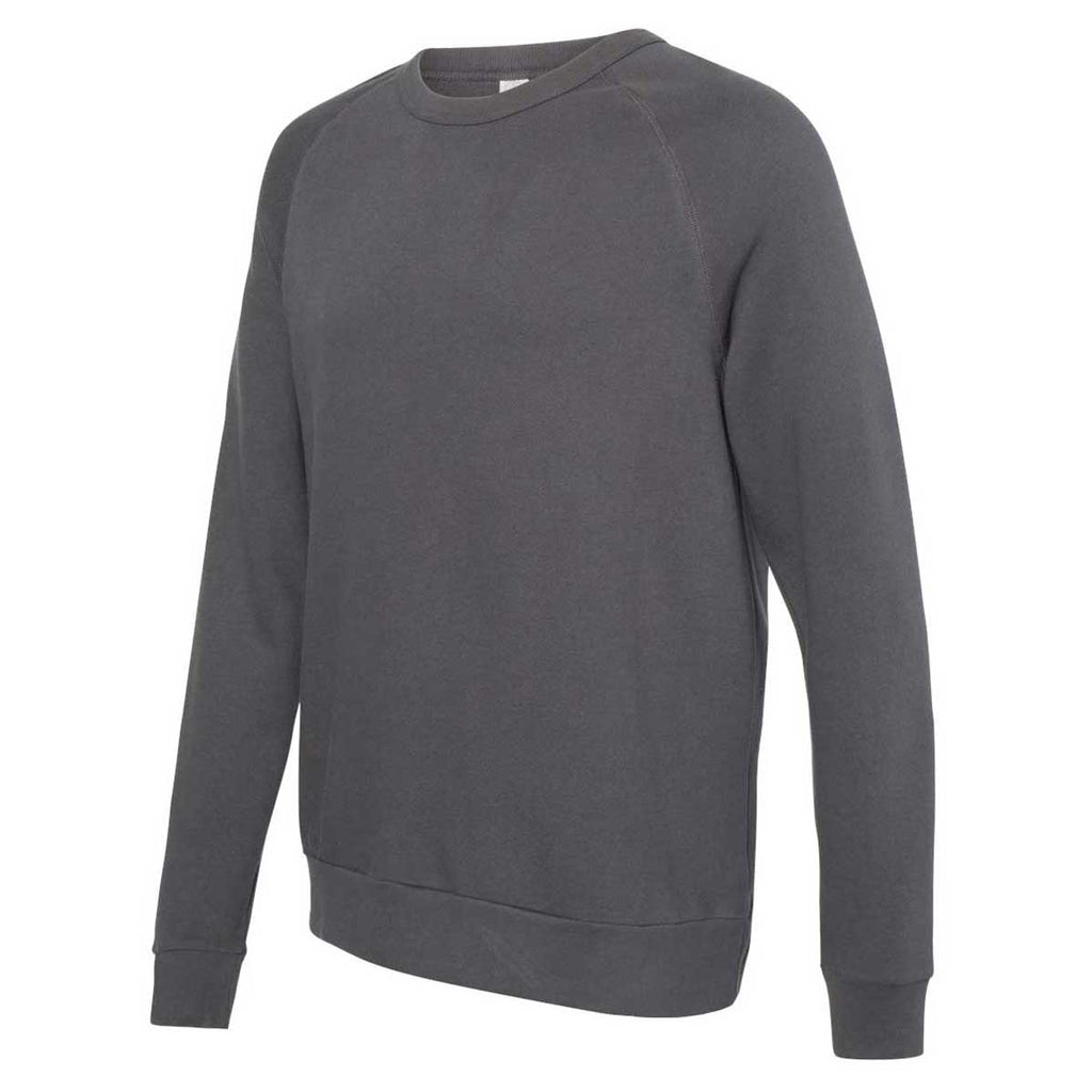 Alternative Apparel Men's Dark Grey Champ Lightweight Washed French Terry Pullover