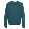 Alternative Apparel Men's Dark Teal Champ Lightweight Washed French Terry Pullover