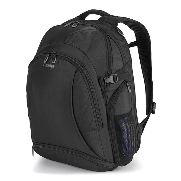 American Tourister Black Voyager Deluxe Computer Backpack