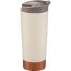 Cutter & Buck Cream Bainbridge CopperVacuum Tumbler 16oz