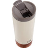 Cutter & Buck Cream Bainbridge CopperVacuum Tumbler 16oz