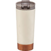 Cutter & Buck Cream Bainbridge CopperVacuum Tumbler 16oz