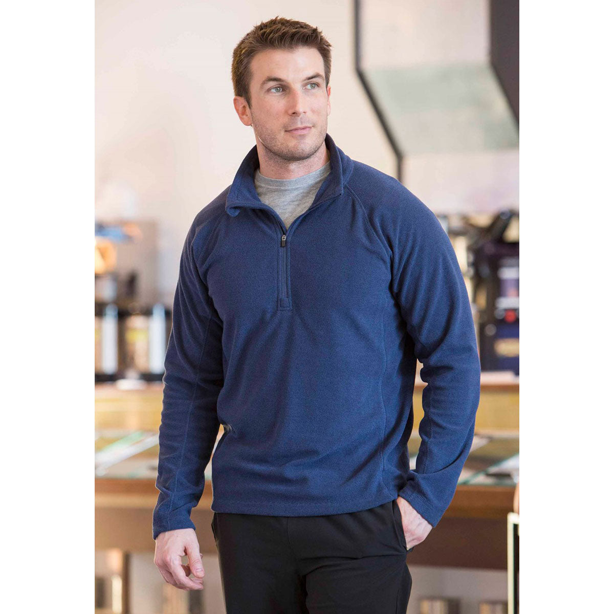 Terramo Textured Fleece Pullover