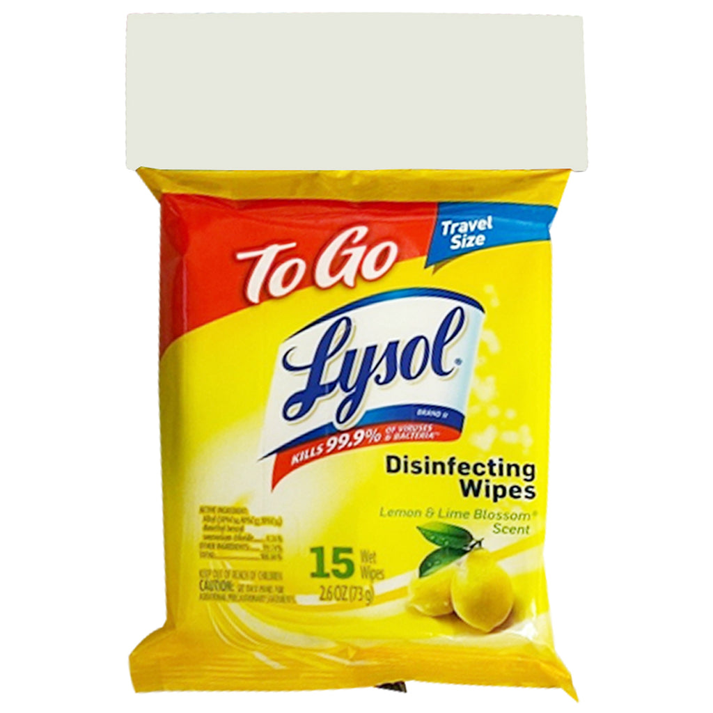 Yellow 15 Ct. Lysol Wipes On the Go