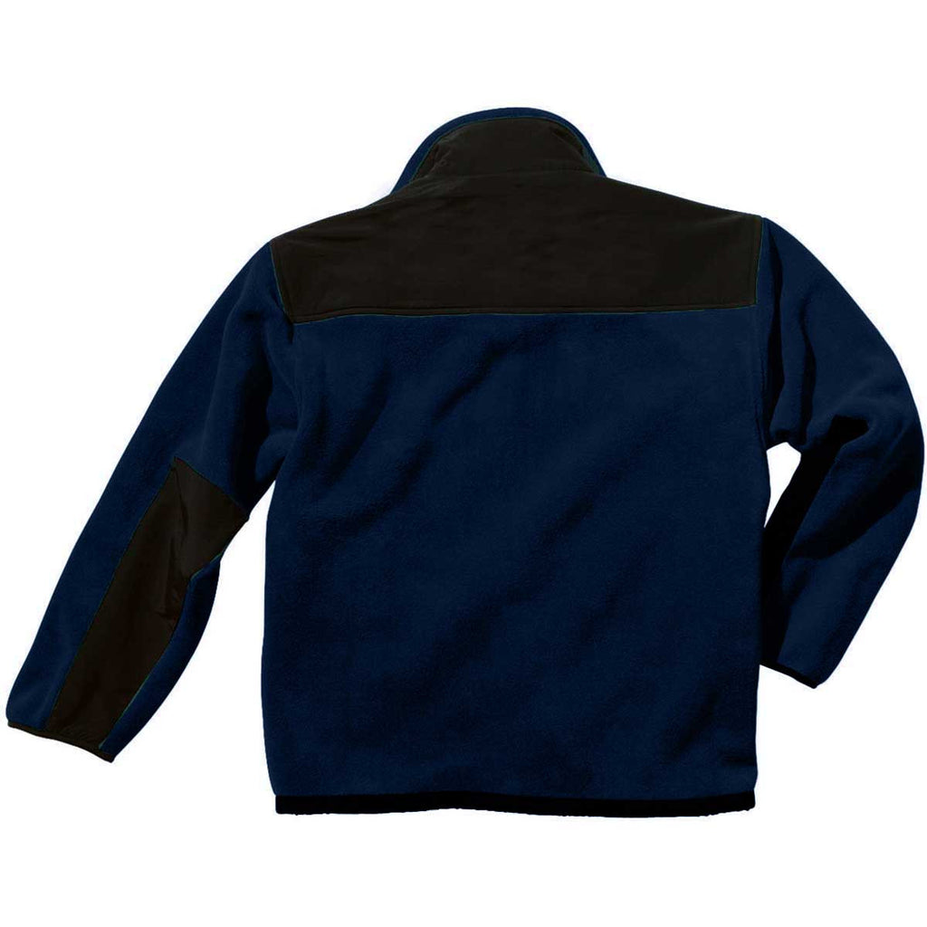 Charles River Men's Navy/Black Evolux Fleece Jacket