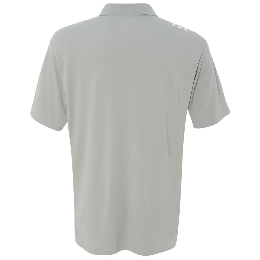 adidas Golf Men's Clear Onyx/White Climalite Contrast Stitch Sport Shirt