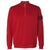 adidas Golf Men's Power Red/Black Climalite 3-Stripes French Terry Quarter-Zip Pullover