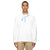 adidas Golf Men's White/Royal Puremotion Mixed Media Quarter-Zip