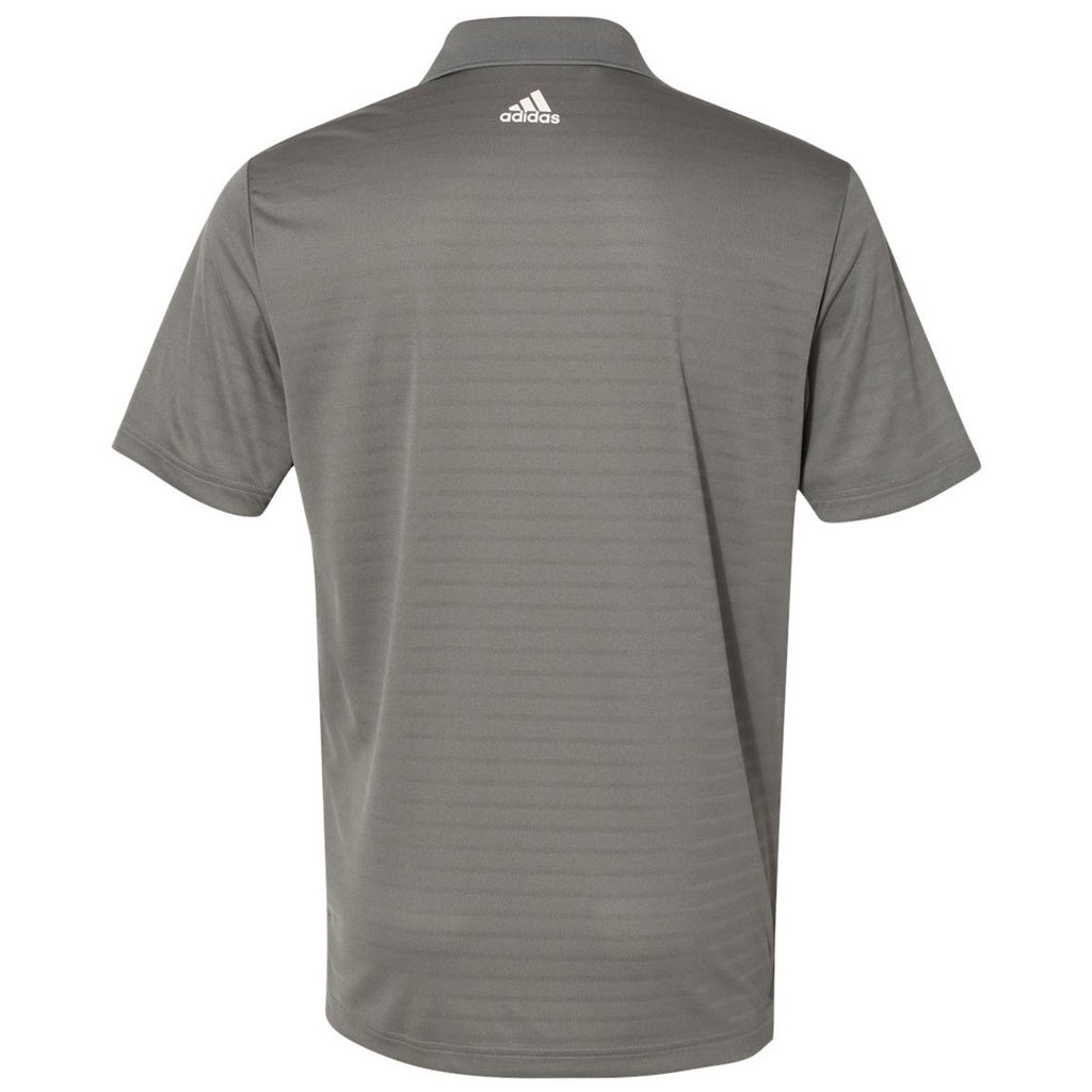 adidas Golf Men's Ash Shadow Stripe Sport Shirt