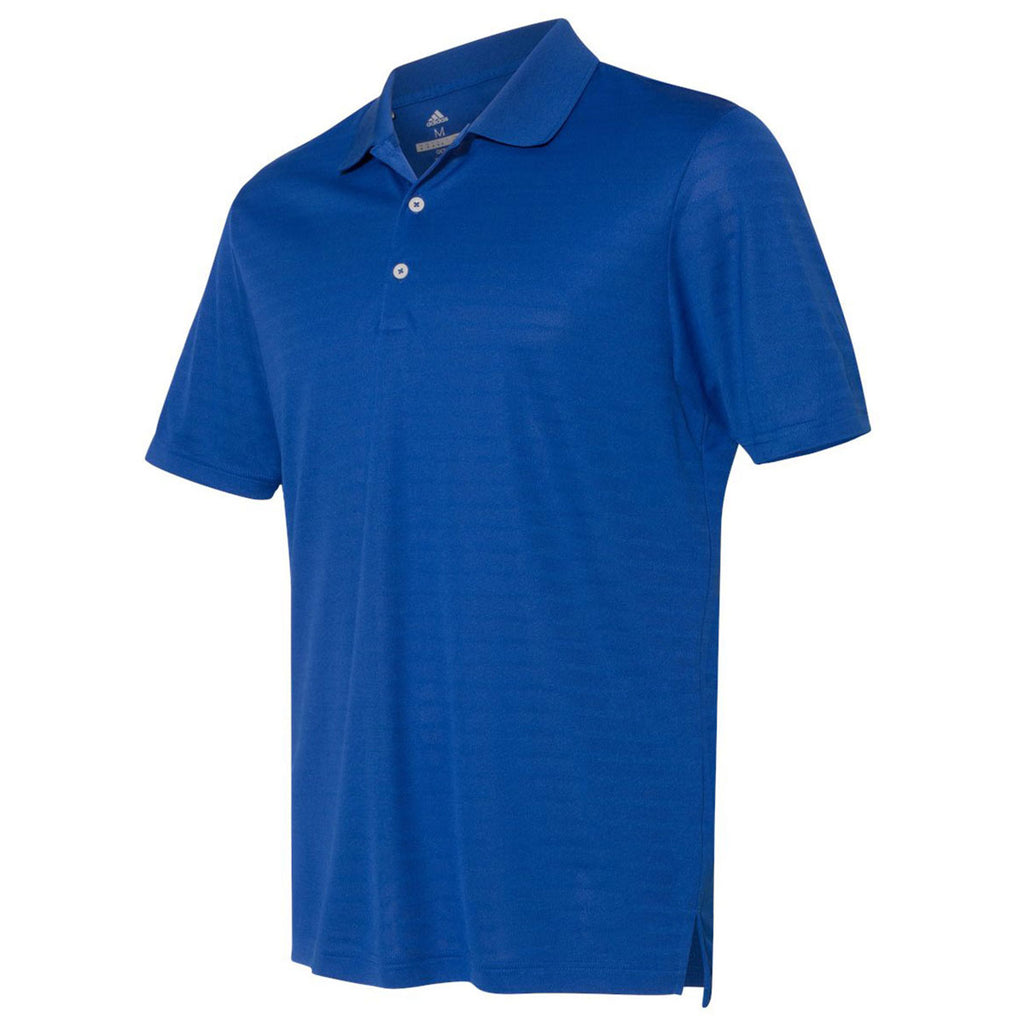 adidas Golf Men's Collegiate Royal Shadow Stripe Sport Shirt